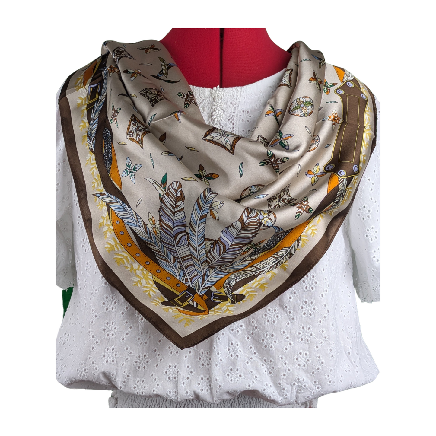 100% Pure Mulberry Silk Scarf Gift Set