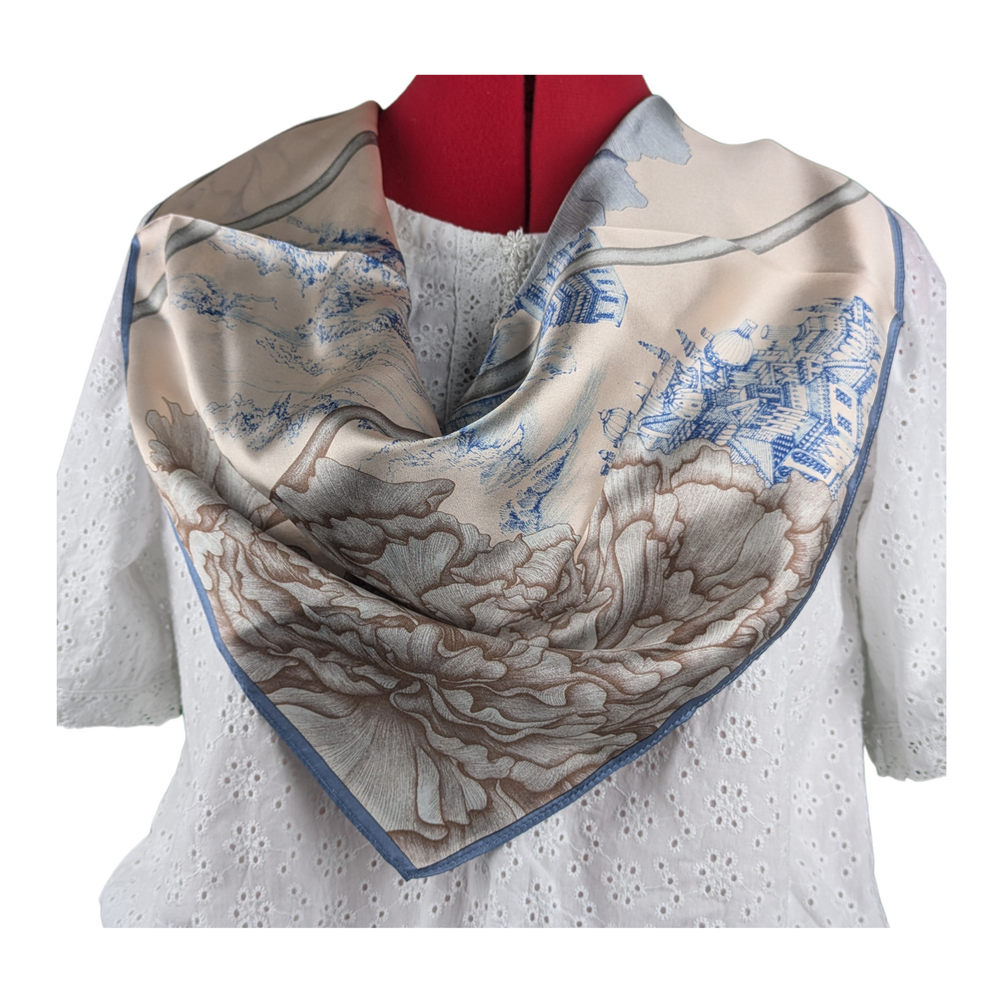 100% Pure Mulberry Silk Scarf Gift Set