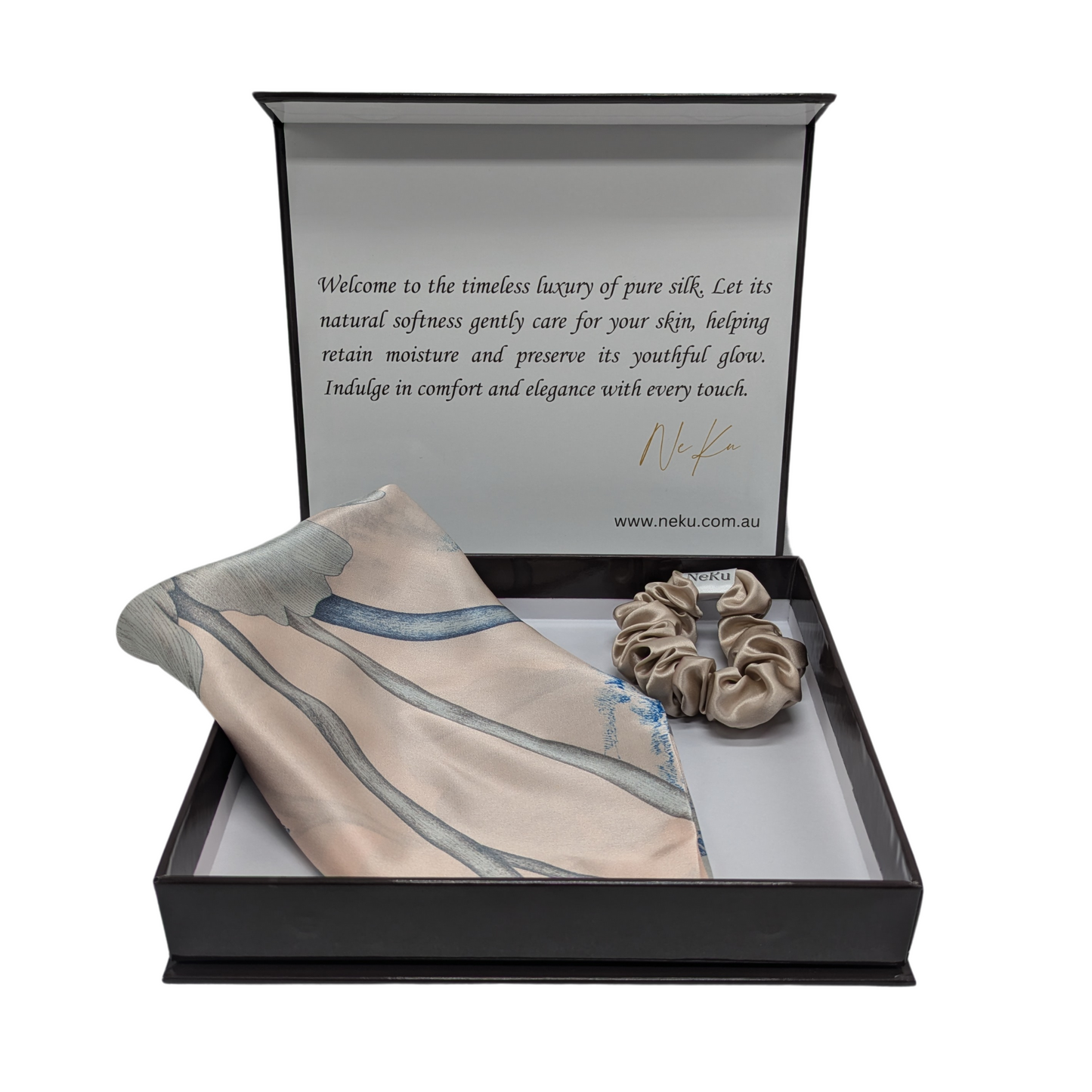 100% Pure Mulberry Silk Scarf Gift Set