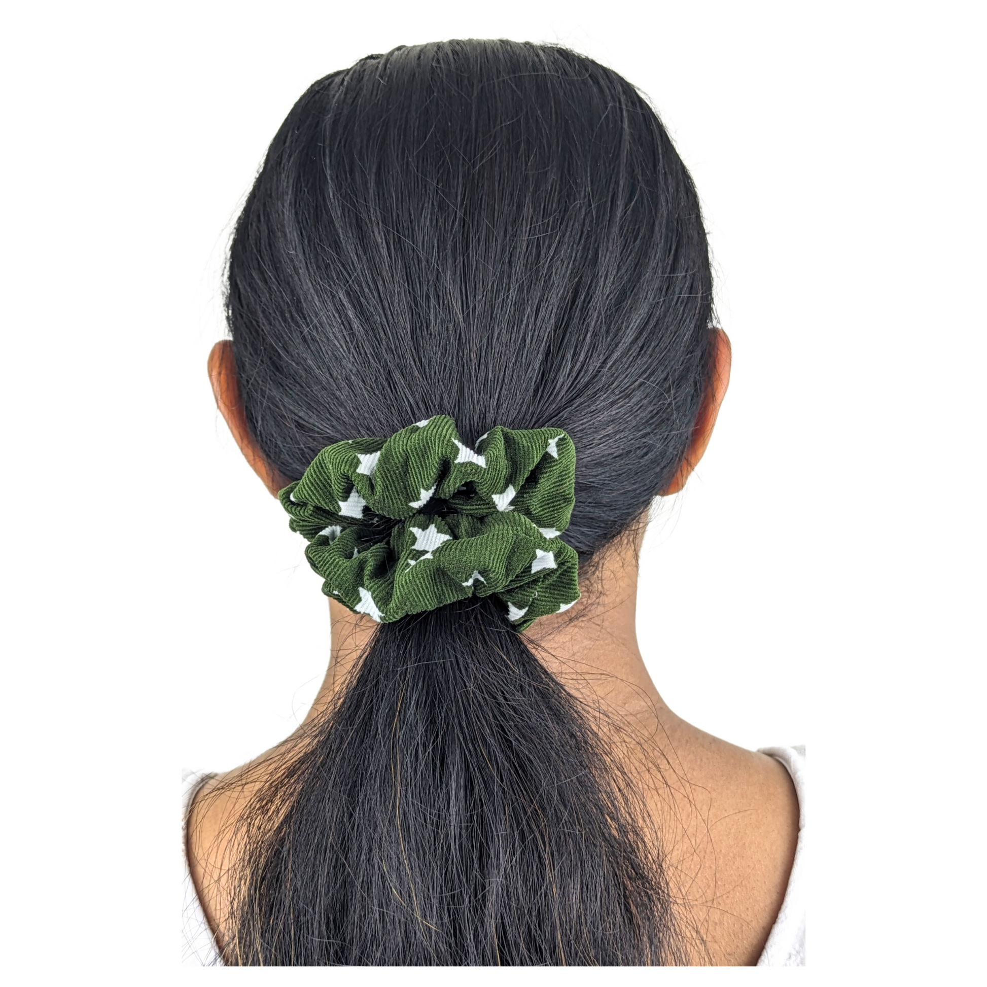 Woman wearing Regular Cord Star Scrunchie