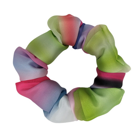 Regular Pastel scrunchie made with 100% Polyester satin fabric