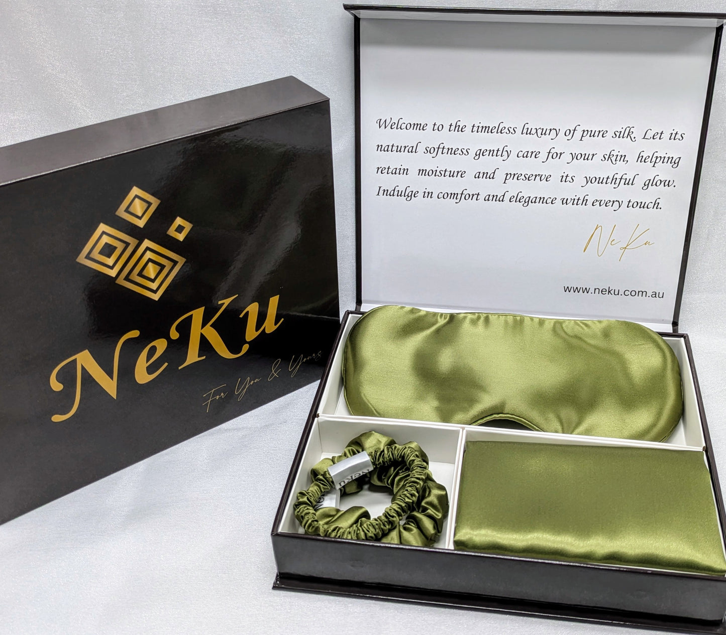 100% Pure Mulberry Silk Gift Set